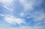 いろいろな種類の雲の無料写真